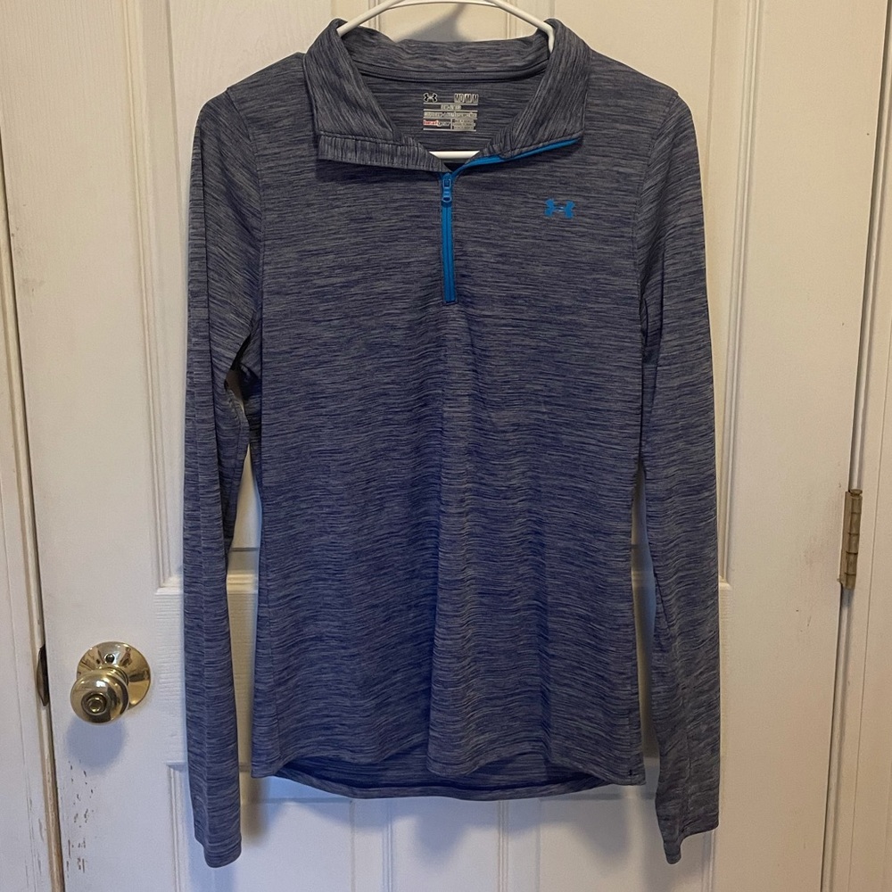 Blue Under Armour Workout Top